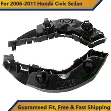 Front Bumper Retainer Bracket Support for 2006 2011 Honda Civic Sedan Pair Set