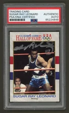 Sugar Ray Leonard Signed 1991 Impel US Olympic Hall of Fame Card #29 (PSA) Boxer