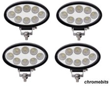 4X 12V 24V 24W LED Work Luce Faretto Lampada Muletto Trattore Pala Meccanica