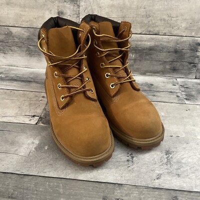 TIMBERLAND PREMIUM 6-INCH WATERPROOF BOOTS Wheat Nubuck Yellow