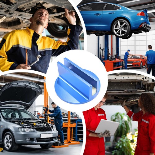 Pinch Weld Jack Adapter Magnetic Weld Frame Rail Adapter For Auto, Blue - Photo 12 sur 12