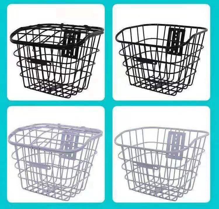 Electric Bike Basket with Cover Hanging Cycling Baskets Bicycle Basket