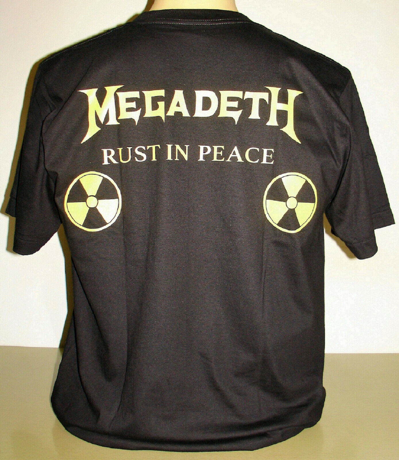 Megadeth Rust In Peace Metal Rock Band Men's White T-Shirt Size S-3XL