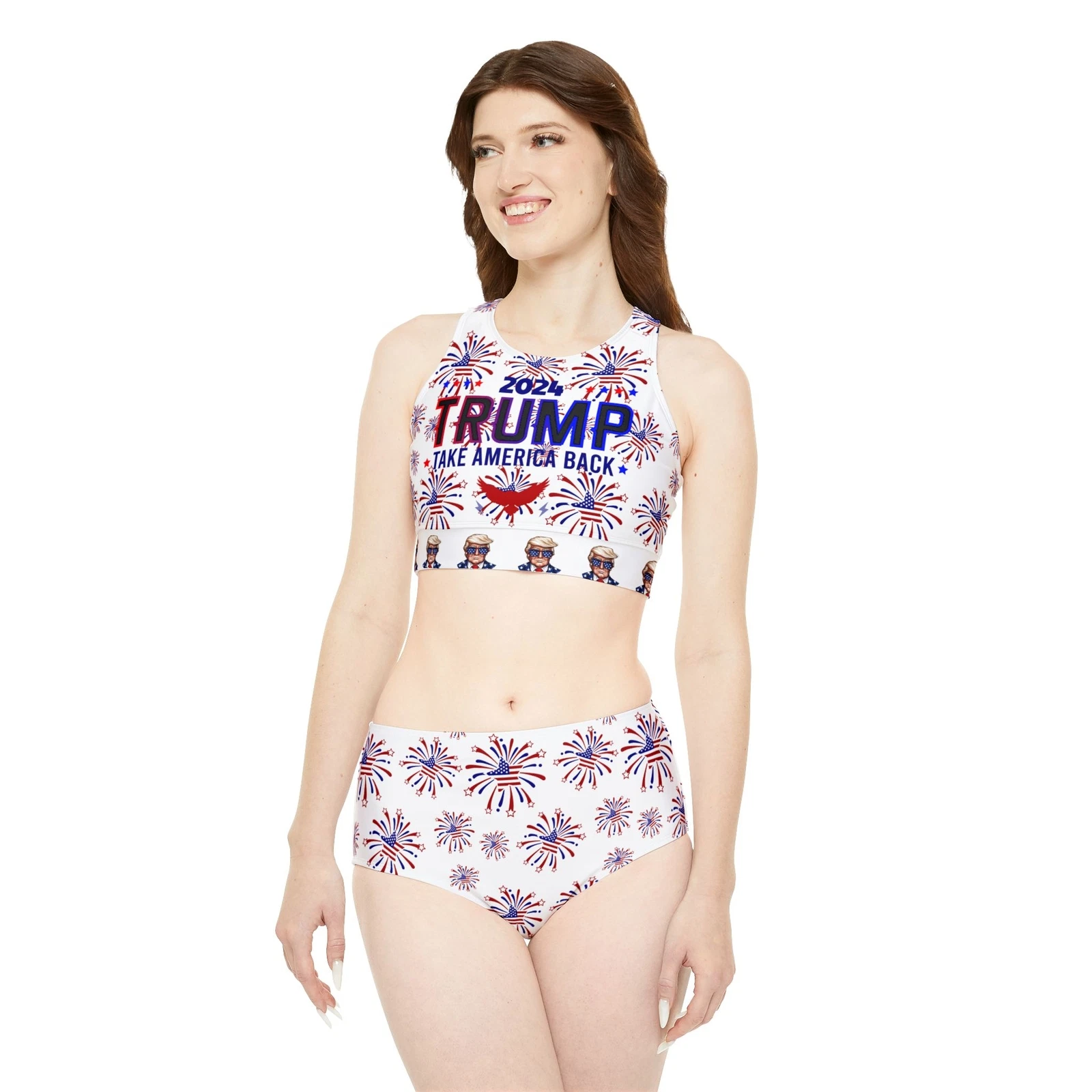 Trump 2024 Sporty Bikini Set