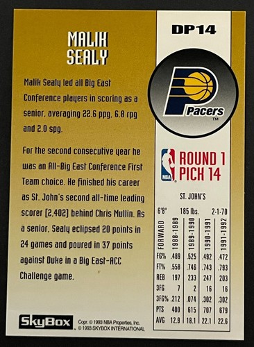 1992-93 Skybox - NBA Draft Pick - Singles - YOU PICK - VG / EX / NM-MT - Picture 27 of 63