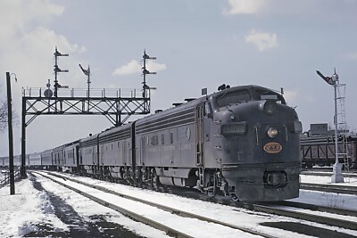 C&EI EMD FP7A Nr. 1609 mit Kolibri / Georgier in Chicago, 13. März 1964