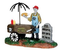 Lemax - Ghoul Hot Dog Vendor / Halloween Spookytown Spooky Town