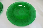 Anchor Hocking Forest Green Sandwich Dinner Plate 9"