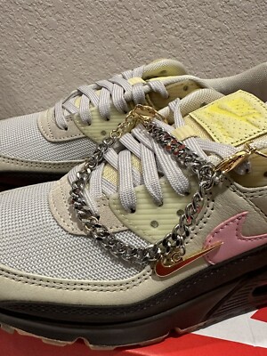 nike air max 90 cuban link velvet brown