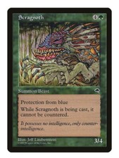 Scragnoth MTG Tempest Uncommon LP Lightly Played Single Card