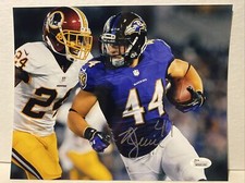 Kyle Juszczyk Signed Baltimore Ravens 8x10 Photo JSA