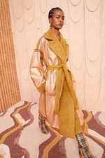 Ulla Johnson Rosetta Alpaca Wool Coat In Rose Gold - Size Xl