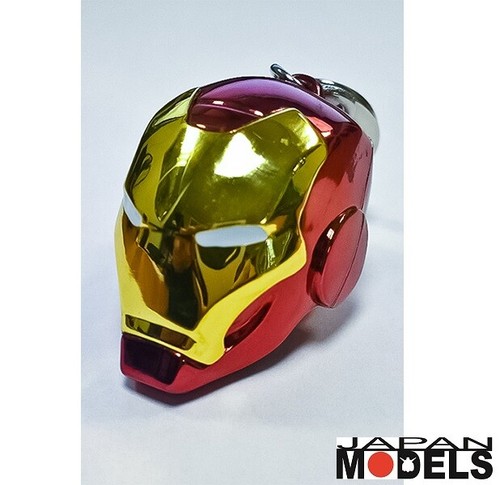 Portachiavi Keychain Keyring IRON MAN Helmet Casco Marvel Metallo Semic |  eBay