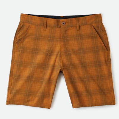 BRIXTON CHOICE CHINO X SHORT GR: 32 COPPER STEEL BLUE