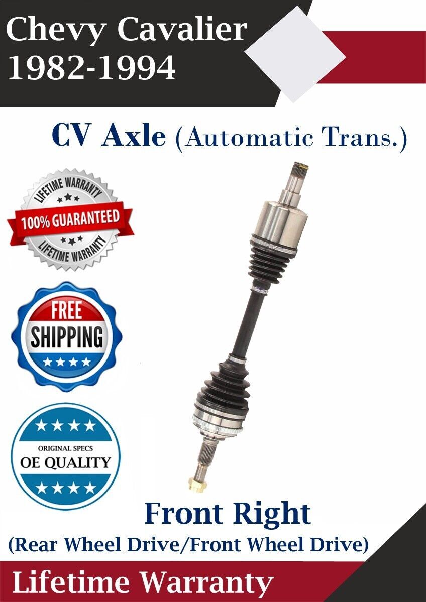 OE Front Right CV Axle For 1982-1994 Chevy Cavalier 2WD Lifetime Warranty