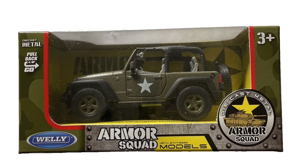 WELLY Armor Squad Models Jeep Wrangler Rubicon 1 38 for sale  