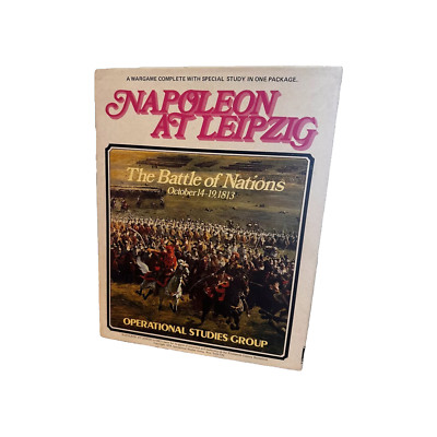 NAPOLEON AT LEIPZIG OSG Wargame 1979 The Battle of Nations Spiel komplett
