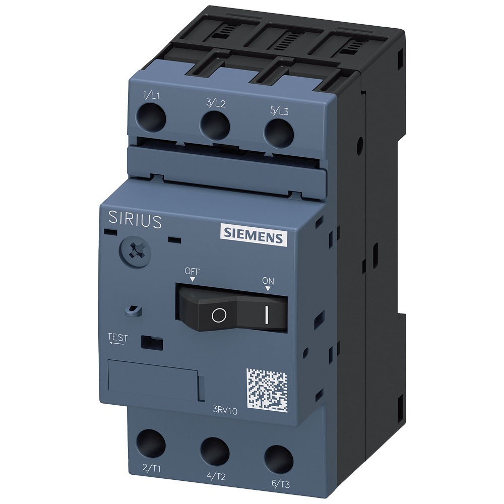 Siemens 3RV1011-1KA10 SIRIUS 3RV1 Circuit Breaker Max 690V 50/60Hz 9.00-12.00A