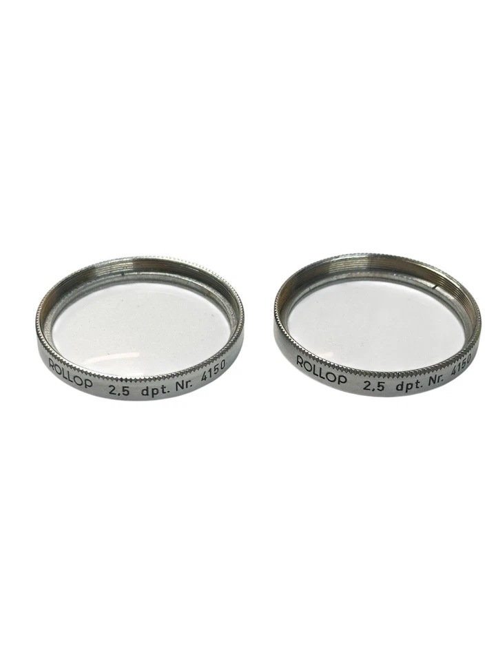 Kit de accesorios para cámara Rollop TLR vintage - dioptrías de 1,5 y 2,5, capó, estuches Foto 3 de 4
