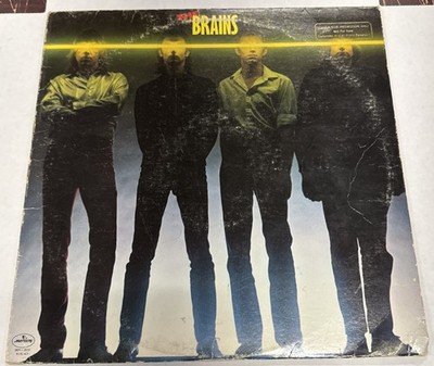THE BRAINS S/T  1980 LP HARD ROCK NEW WAVE Promo Stamp Jacket Copy VG