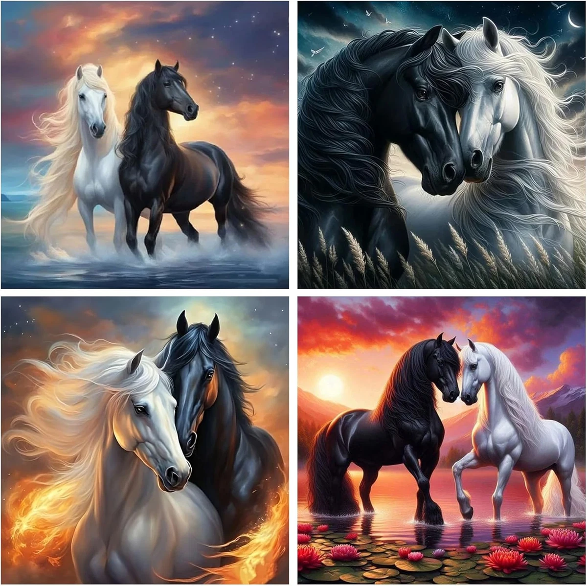 5D Diamond Painting Kit Completo, Pittura Diamante Cielo Stellato per