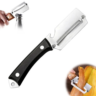 NEW 2 in 1 Multi-Functional Vegetable Peeler for Kitchen Stainless Steel Peeler