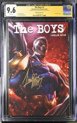 THE BOYS #1 FRANCESCO MATTINA SIGNED SS 9.6 NM+ CGC FAN EXPO EXCLUSIVE 2022