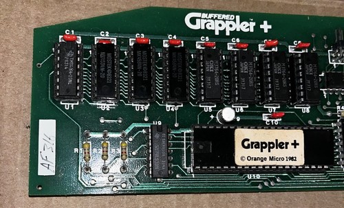 1983 Buffered Grappler+ Plus Printer Card by Orange Micro Apple II+ Vintage - Afbeelding 5 van 8