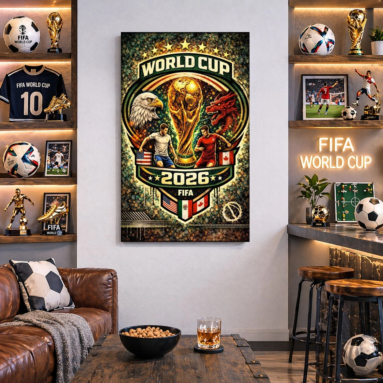 FIFA World Cup 2026 Vertical Poster