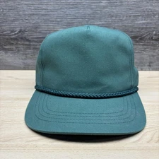 Yupoong Classics Hat Cap Snap Back Green Rope Blank Mens Golf Trucker Style