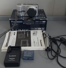 Panasonic LUMIX DMC-TZ1 5.0MP Digital Camera Silver Tested W/ Charger  Box