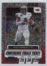2021 Contenders Draft Picks Conference Finals Ticket /99 James Robinson #72 11ur
