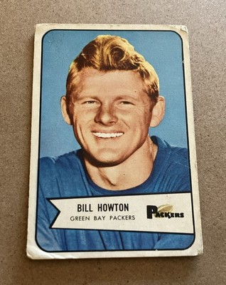 1954 Bowman Bill Howton #34 Green Bay Packers Vintage Football Card Star