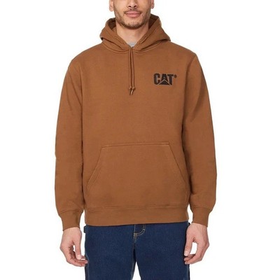 CAT Caterpillar Hooded Heavy Construction Equipment Hoodie Sweatshirt Logo  S