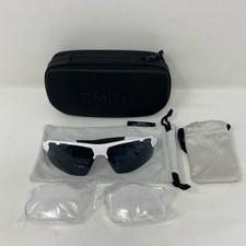 SMITH Resolve Sunglasses White/ChromaPop Black  Case, One Size