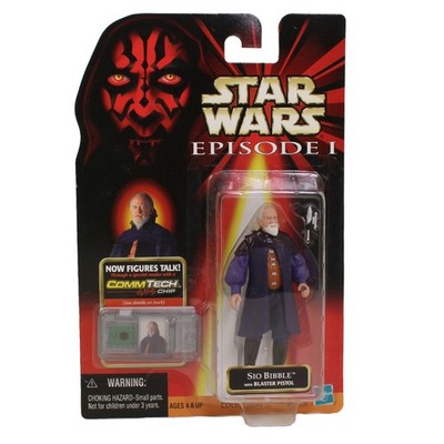 Star Wars Episode 1 Basic Figures Sio Bibble w/ Commtech Chip Action Figure