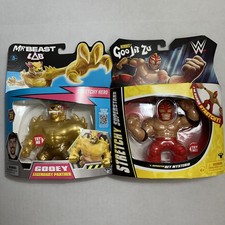 Mr Beast Lab Legendary Panther Gold & Gooey Stretchy Heroes Of Goo Jit Zu Rey