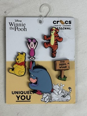 Crocs Disney 5-pc Jibbitz Charms Winnie the Pooh ~ Eyesore ~ Piglet ~ Tigger