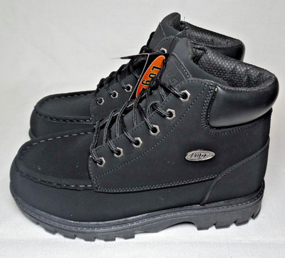 Lugz Rucker Hi Round Toe Lace Up  Mens Black Casual Boots MRUCKRHD-001 ''New''