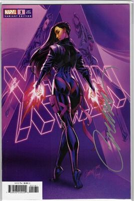 #ad X Men #1 J Scott Campbell Psylocke Trade Variant NM Signed $60.00