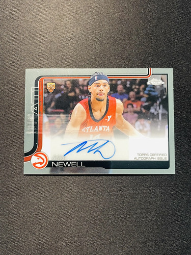 2025 Topps Chrome Asa Newell Chrome Rookie Autographs (RAW)
