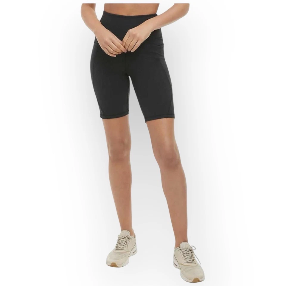 NWT Danskin Women’s 2-Pack Curved Contour Bike Shorts – Black Salt – Size XS W89 - Image 2 of 4