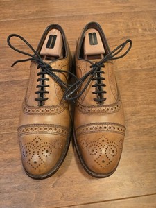 Allen Edmonds Strand Walnut Brogue Oxfords - Size 9.5D EUC Allen edmonds walnut strand - Gem main image 4