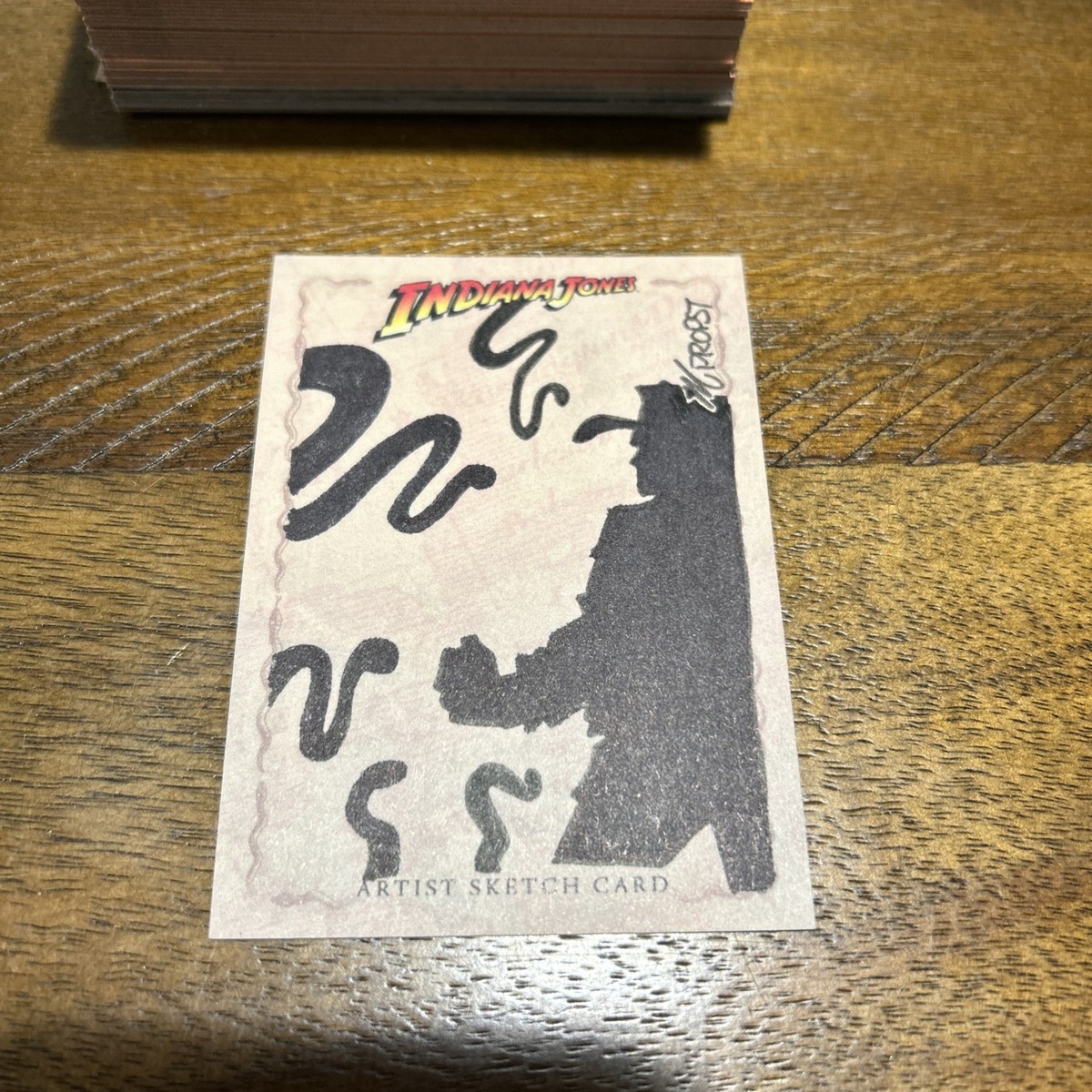 2008 Topps Indiana Jones 1/1 Artist Sketch Card | eBay