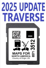 *FRESH UPDATE* NEW 2025 GPS NAVIGATION SD CARD 2020-2024 TRAVERSE MODELS