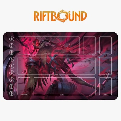 Fiddlesticks Riftbound Playmat League of Legends Playmat+Bag Card Game Mat 02