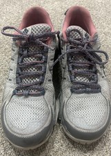 Columbia Women Pink Techlite Omni Grip Waterproof Outdry Hiking Trail ShoesSz7.5