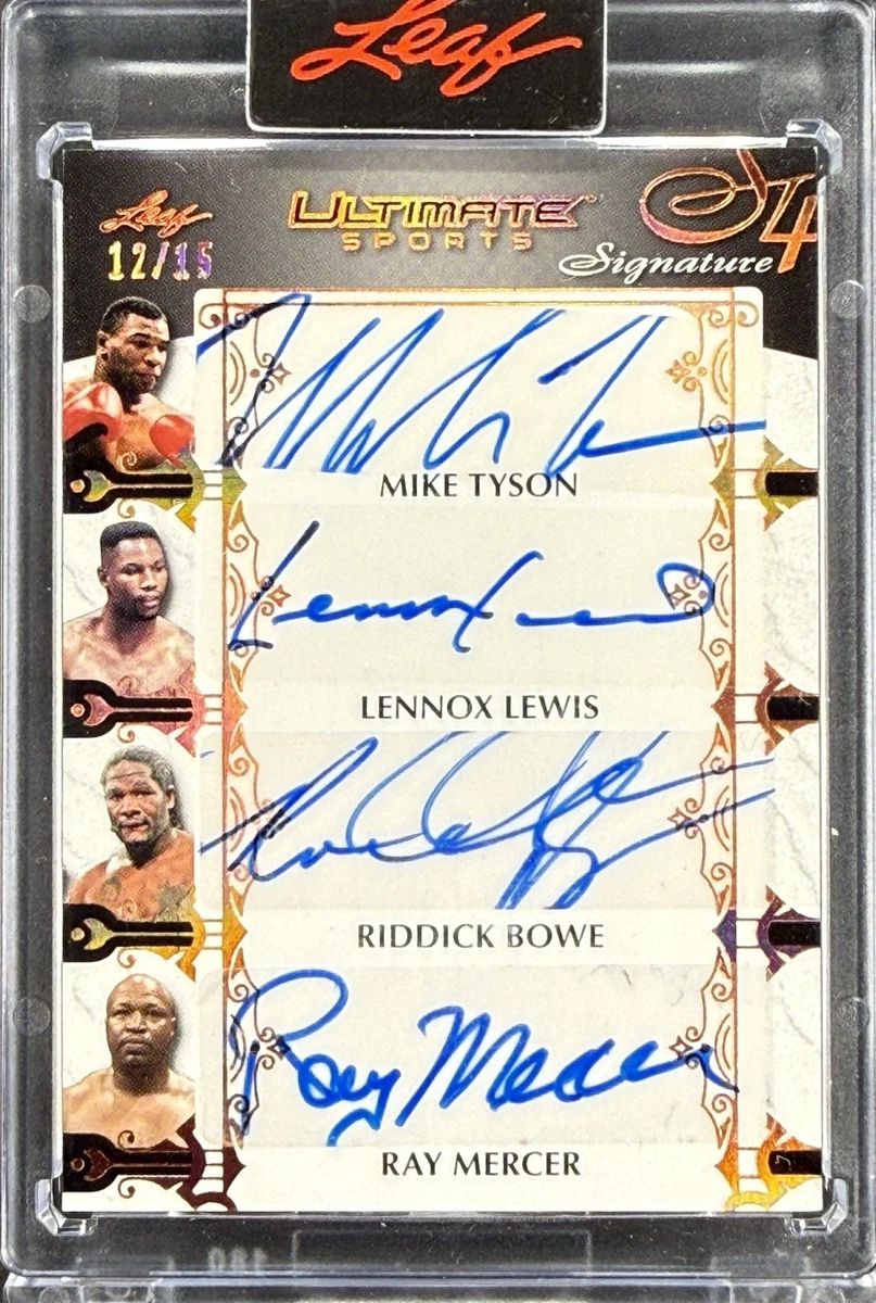 Leaf Autographed Boxing Sports Trading Cards & Accessories for