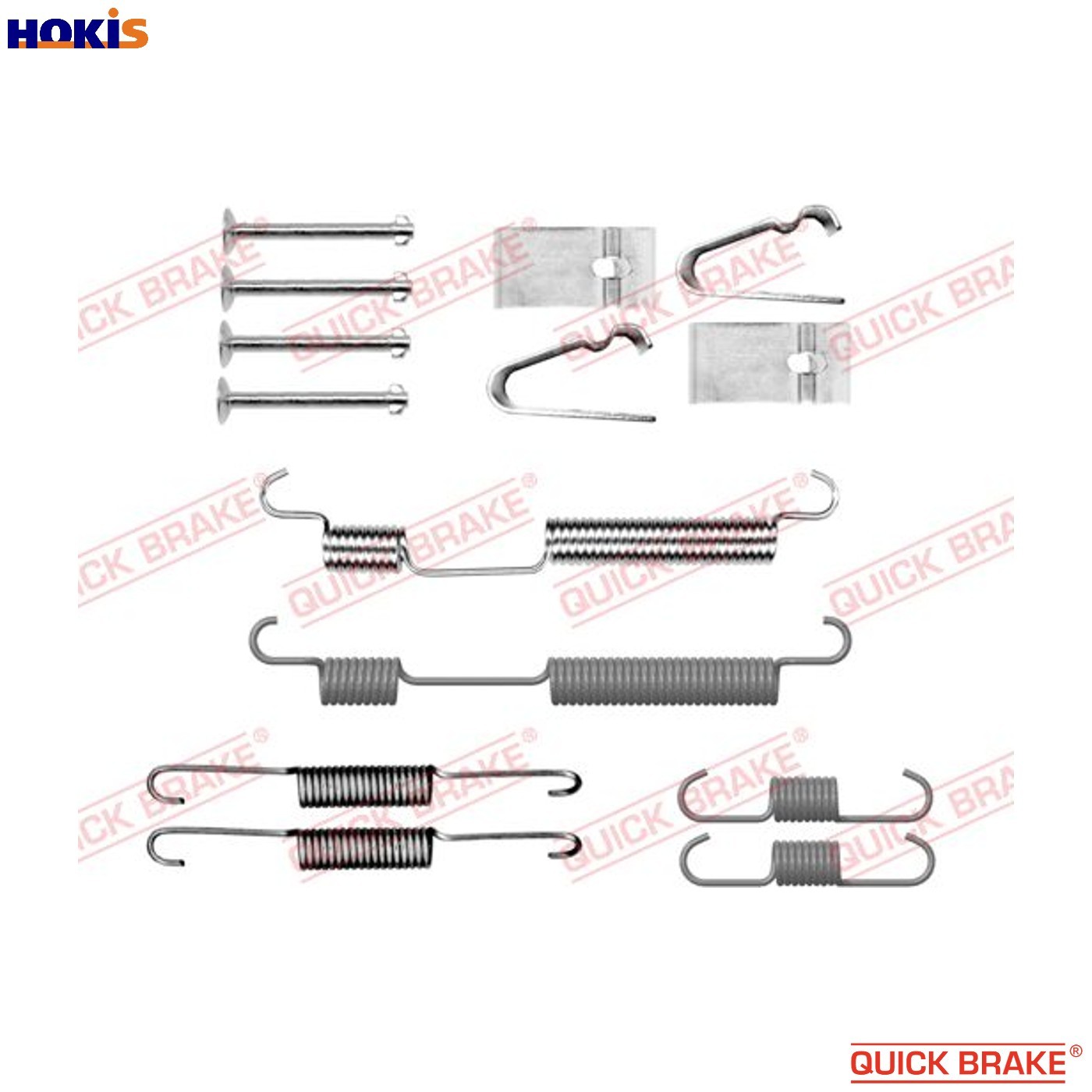 ACCESSORY KIT BRAKE SHOES 105-0054 FOR HYUNDAI KIA RIO/IV/Hatchback/Van 1.6L