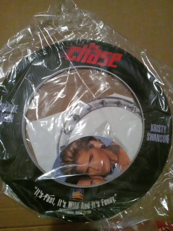 CHARLIE SHEEN/ KRISTY SWANSON, THE CHASE  MOVIE, Video Store Display, NOS 
